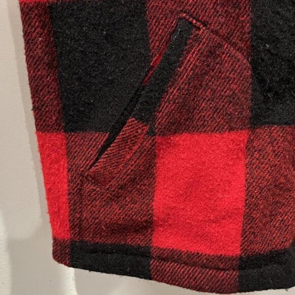 VINTAGE L.L BEAN PLAID RED FIELD JACKET - Picture 8 of 14